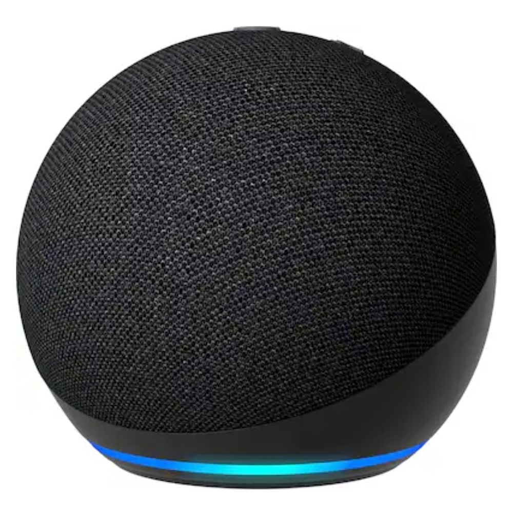 Echo Smart Speaker - Black with Blue Accent